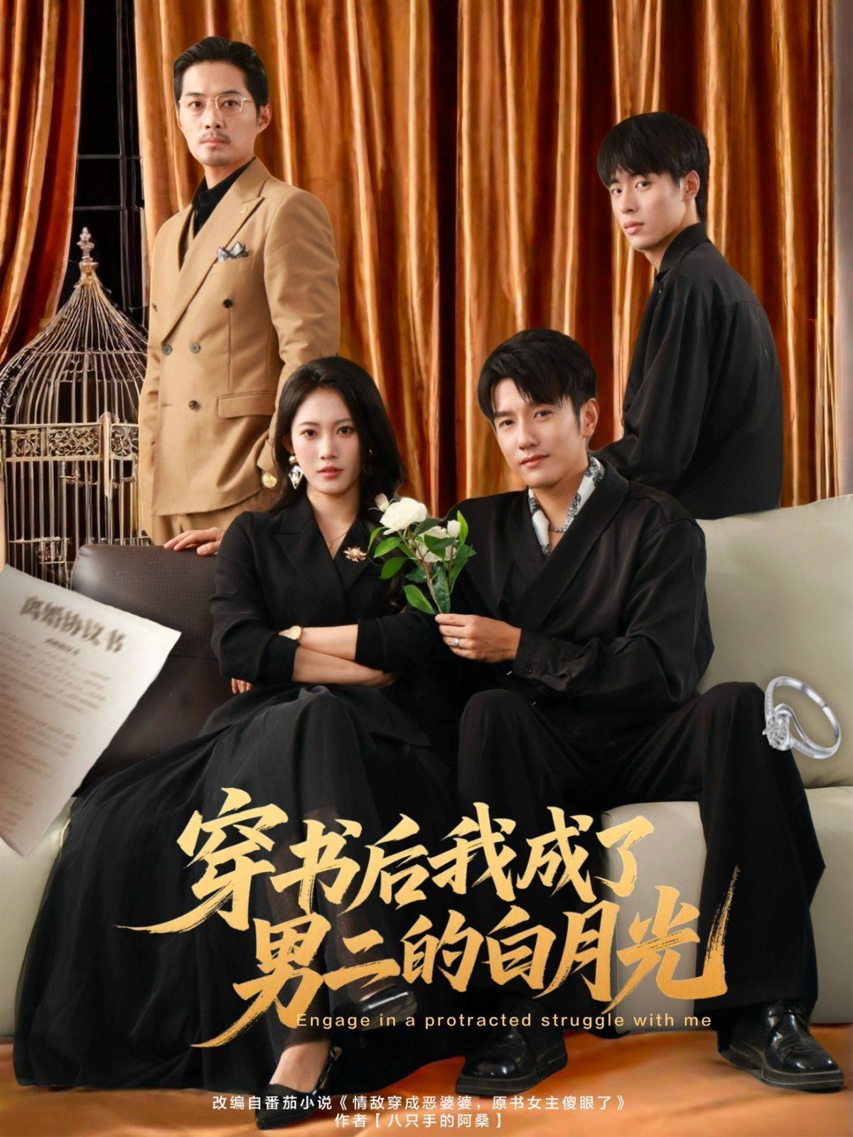 穿书后我成了男二的白月光海报