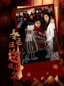 春运归途团圆年海报